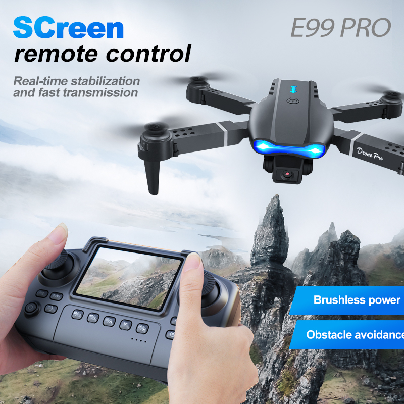 Drone Rc E99 K3 - ZNLYRION RC Drohne 4K Dual-Kamera E99
