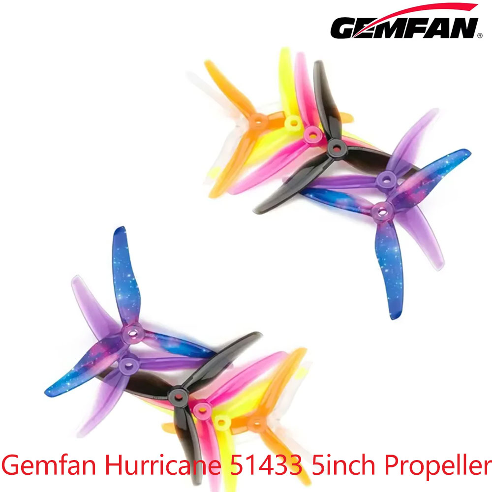 Plane Drone Rc - 12 Paar Gemfan Hurricane 51433 5