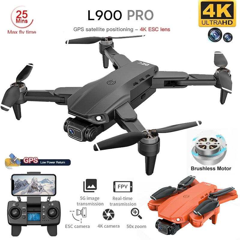 Drone E88Pro Rc 4K - L900 Pro GPS Drone 4K Professionelle