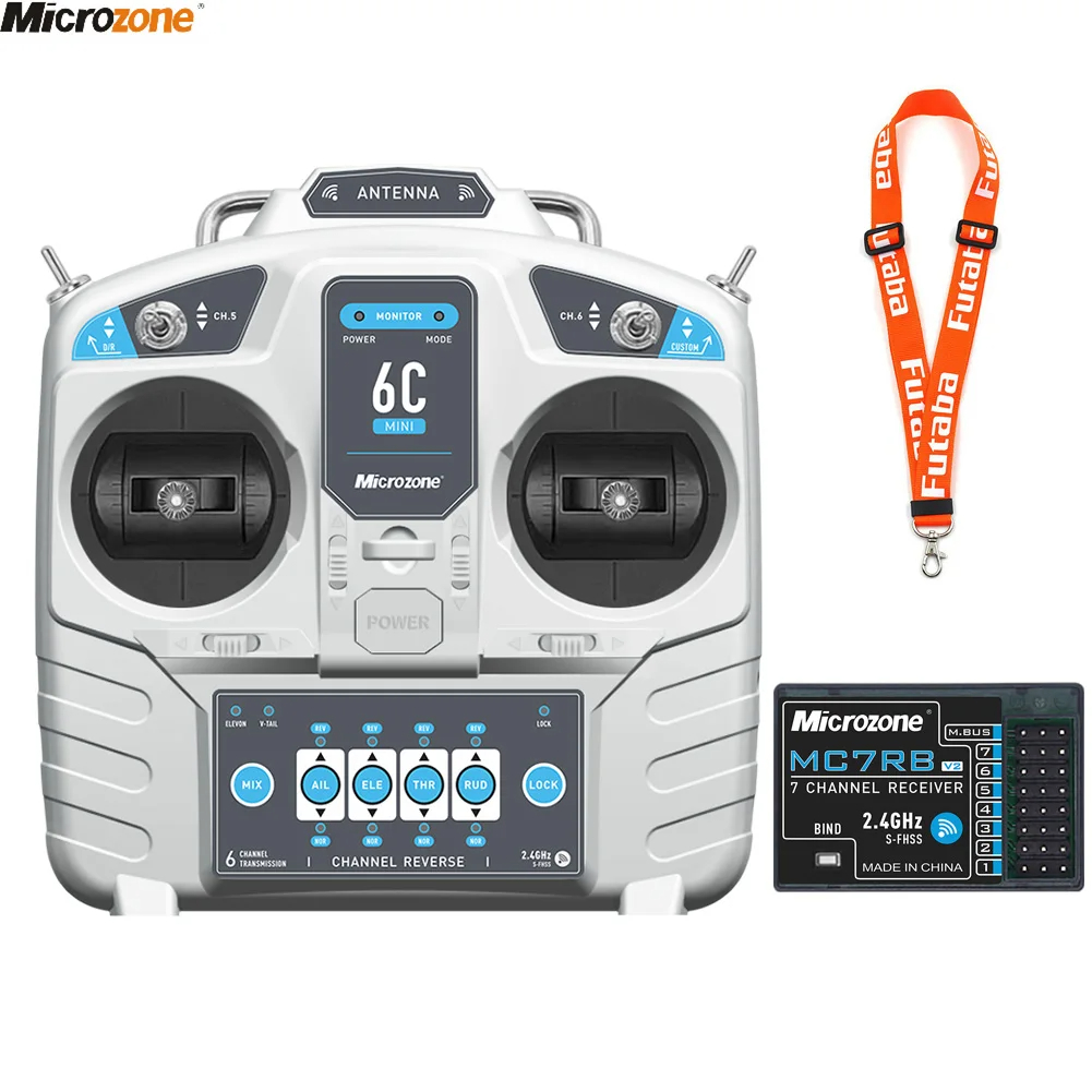 Plane Drone Rc - Mikrozone mc6c mini v2 2,4g 6ch