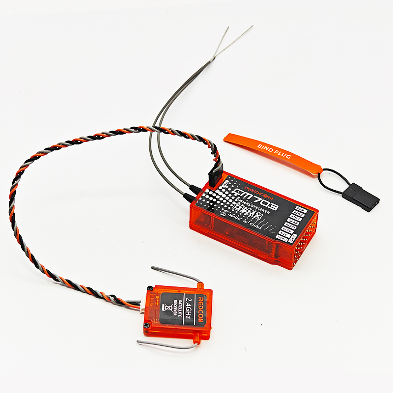 Plane Drone Rc - CM703 7-Kanal-2,4-GHz-RX-Empfänger mit Satelliten-PPM- und PWM-Ausgang,