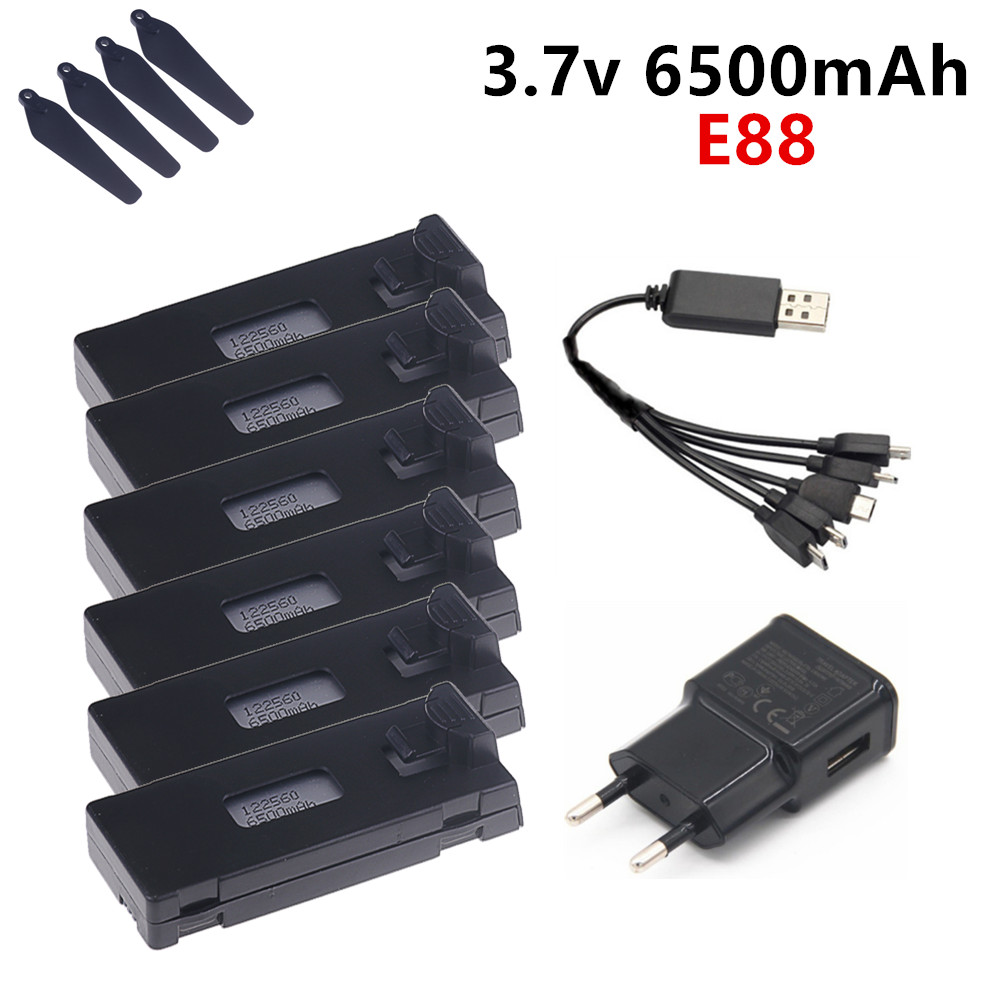 3,7 V 6500 mAh Lipo Batterie F – Drone Rc E99 K3 Bewertung und Preis