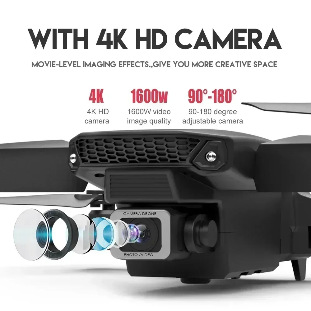 E88 Pro WIFI FPV Drohne Weitwi – Drone E88Pro Rc 4K Bewertung und Preis