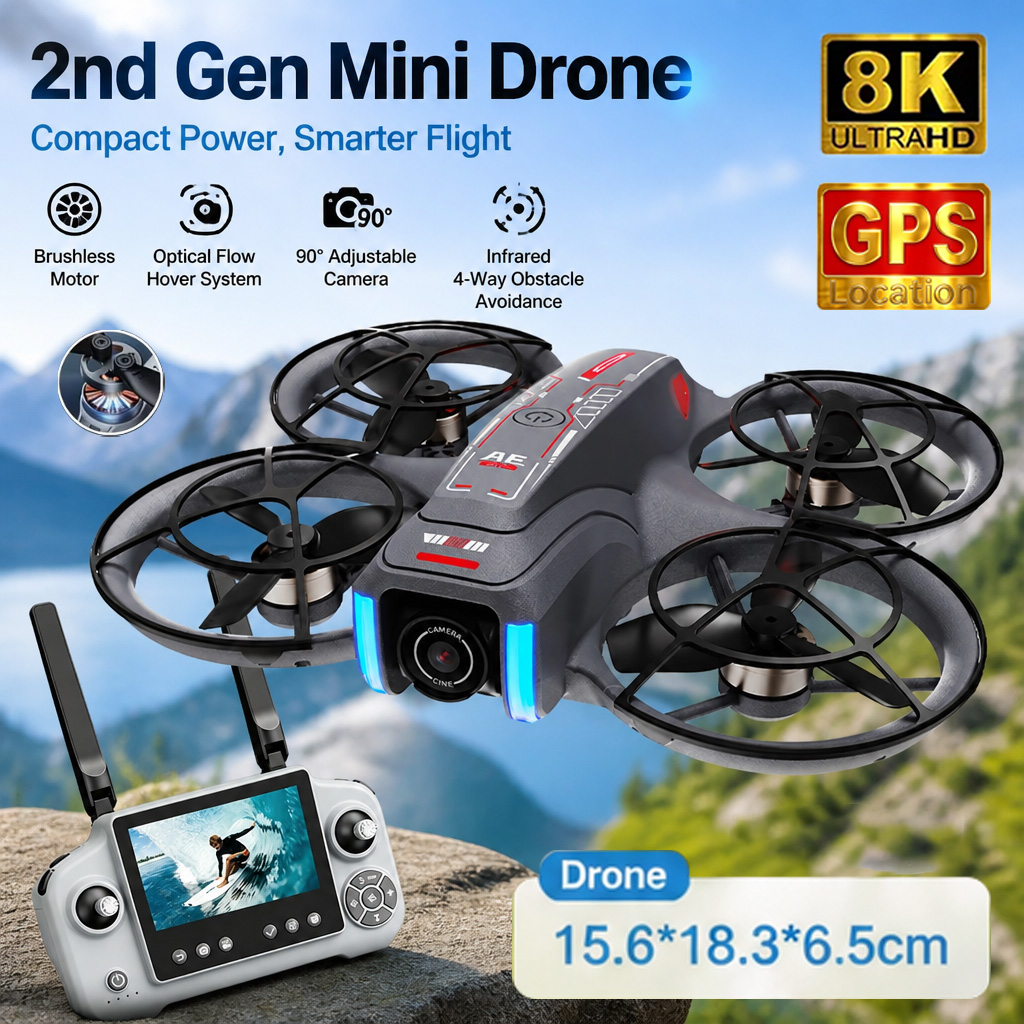 AE21 Mini-Drohne Spielzeug 8K  – Drone E88Pro Rc 4K Bewertung und Preis