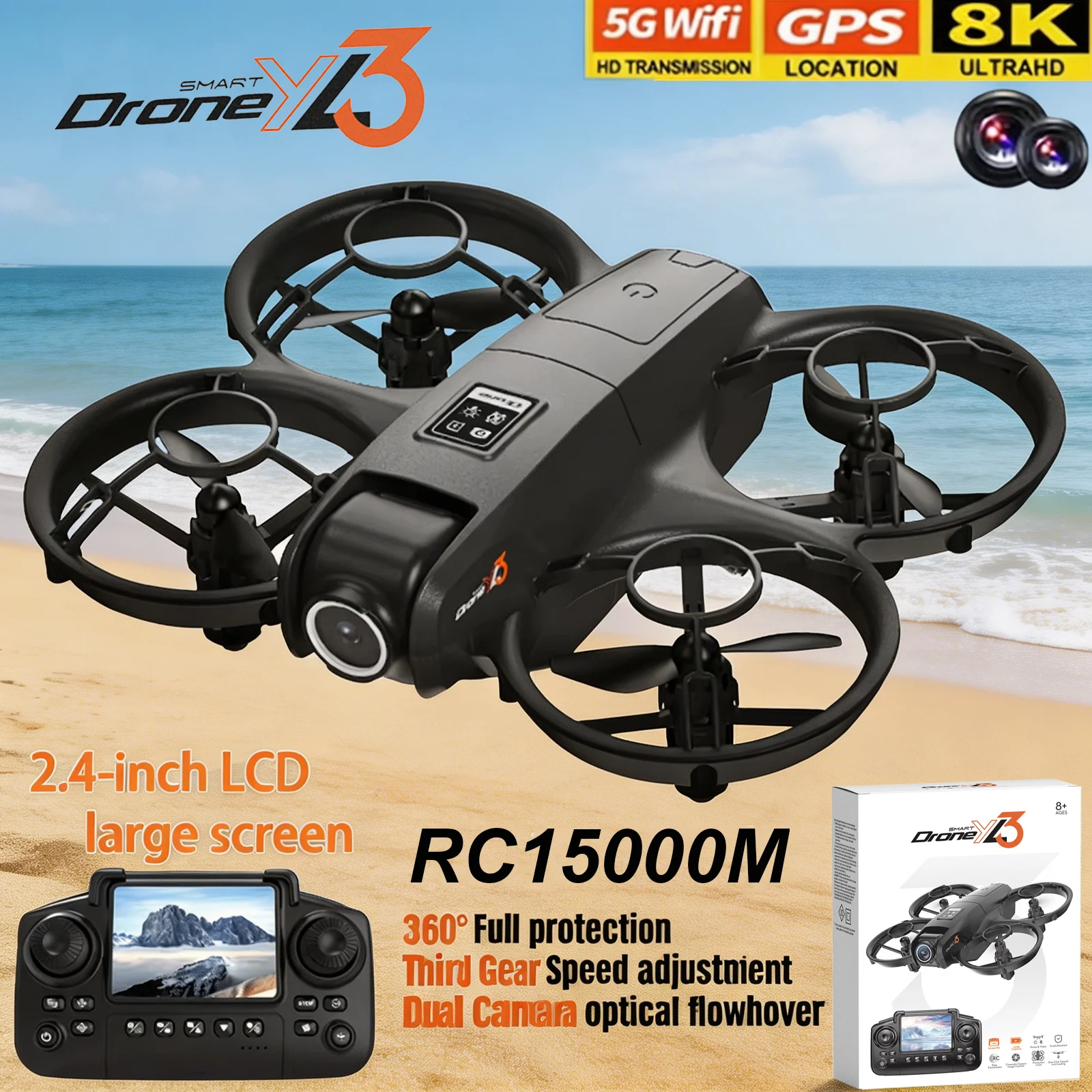 Neue YL3 RC-Drohne mit 8K 1080 – Drone E88Pro Rc 4K Bewertung und Preis