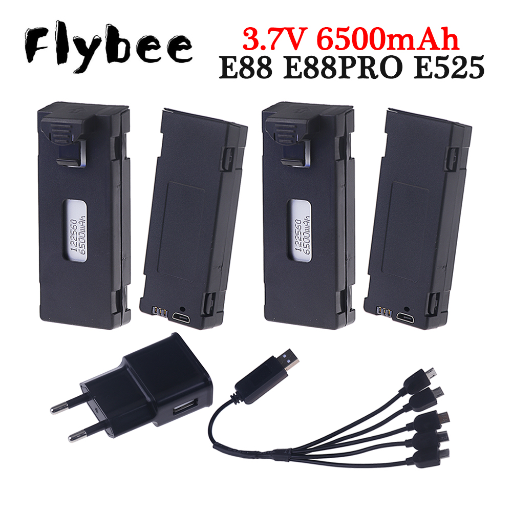 Wiederauf ladbare 3,7 V 6500mA – Drone Rc E99 K3 Bewertung und Preis